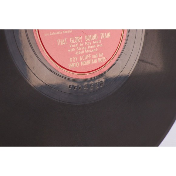 Roy Acuff - That Glory Bound Train / All The World 1946 10" 78 rpm Record 36974 - Picture 6 of 16